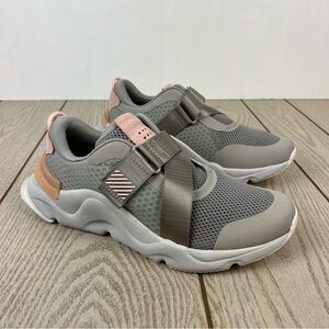 Sorel Kinetic RNEGD Strap Sneakers US10 Dove/Peach Blossom (grey) $115